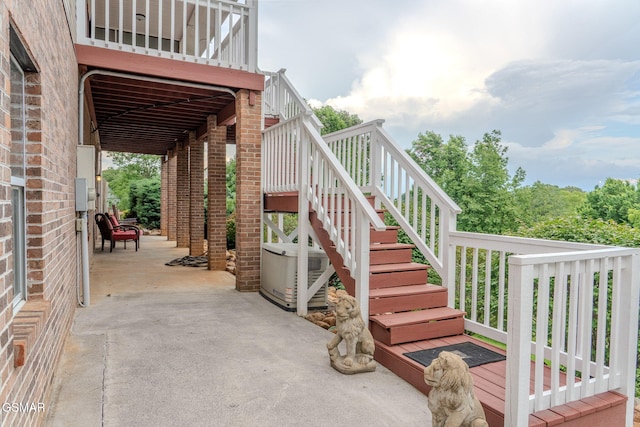 1110 Hide Away Ln, Kodak, TN 37764 - view of patio / terrace featuring stairs and a deck