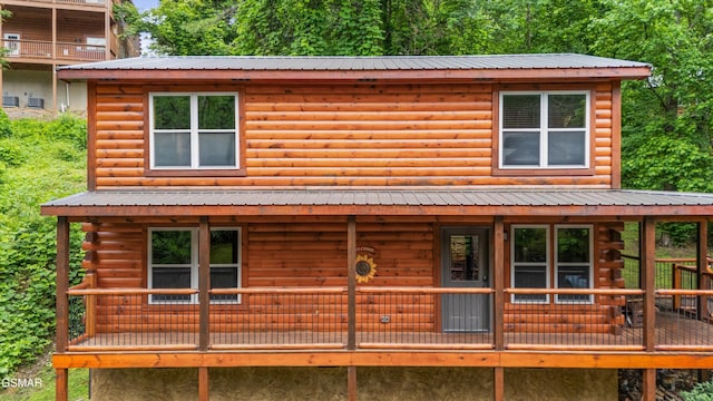 2377 Alpine Village Way, Pigeon Forge, TN 37863 - back of house with metal roof