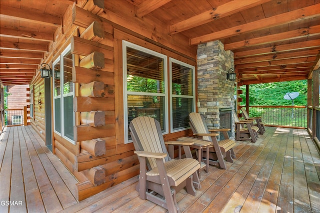 2377 Alpine Village Way, Pigeon Forge, TN 37863 - view of wooden terrace