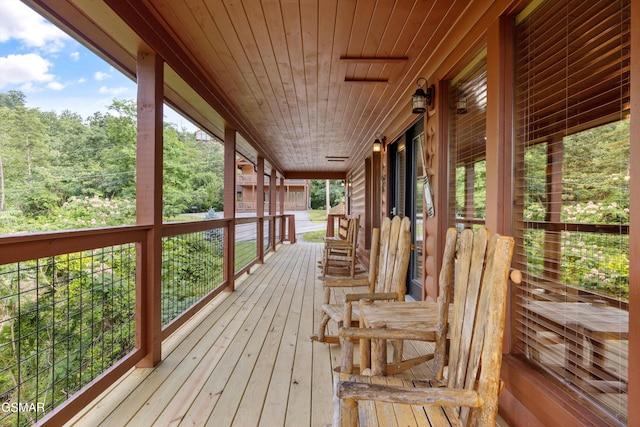 1830 Blue Tick Way, Sevierville, TN 37876 - view of wooden porch