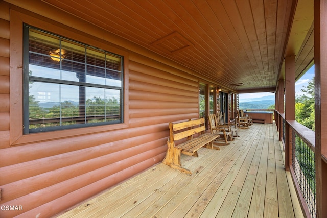 1830 Blue Tick Way, Sevierville, TN 37876 - view of wooden deck