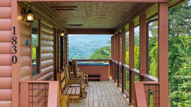 1830 Blue Tick Way, Sevierville, TN 37876 - porch with a mountain view and a wooded view
