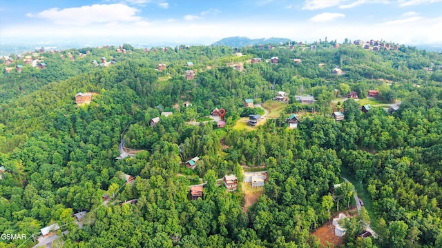 1830 Blue Tick Way, Sevierville, TN 37876 - aerial view of property and surrounding area featuring a forest