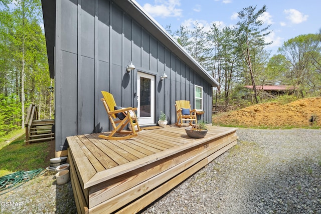 view of deck