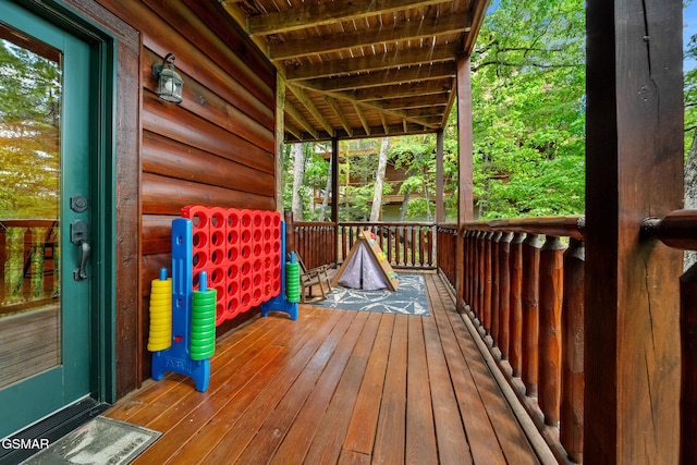 view of deck