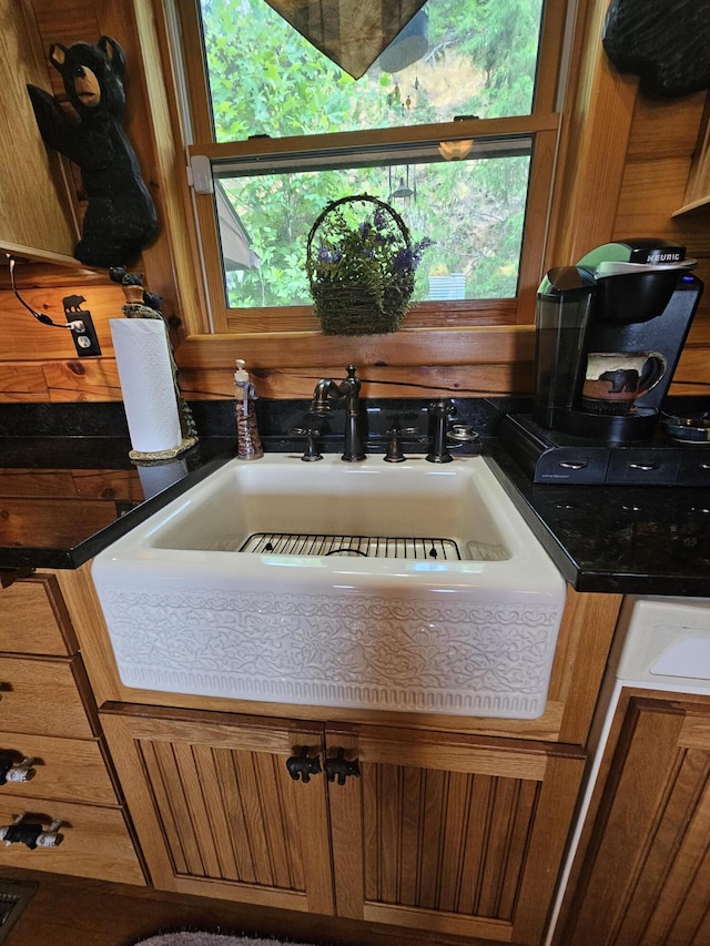 interior space with sink