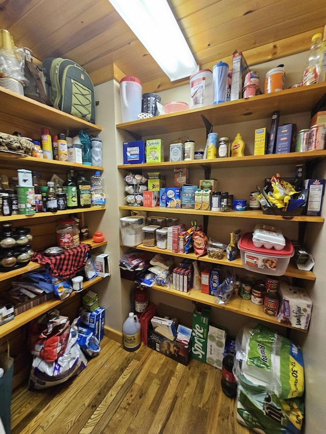 view of pantry