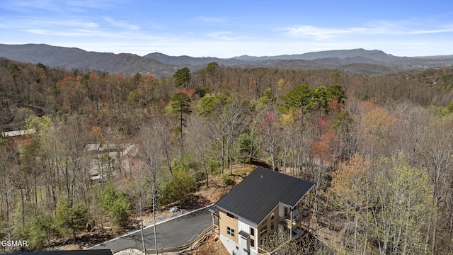 1928 Pine Ct, Sevierville, TN 37876 - mountain view with a heavily wooded area