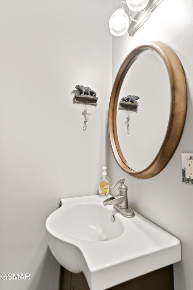 bathroom with a sink