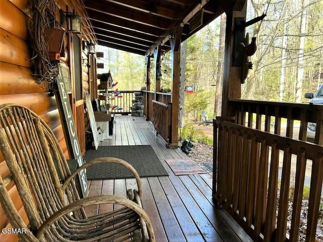 view of deck