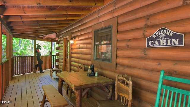 915 Statham Way, Gatlinburg, TN 37738 - view of wooden terrace