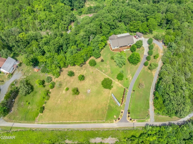 1668 Deerwood Rd, Newport, TN 37821 - aerial view of a heavily wooded area
