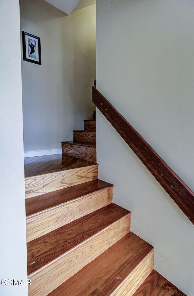 view of staircase