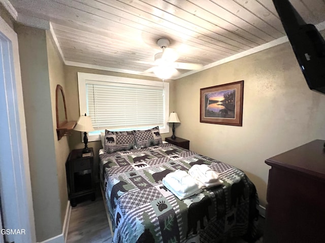 222 Poplar Ln, Gatlinburg, TN 37738 - bedroom featuring wood ceiling and wood finished floors