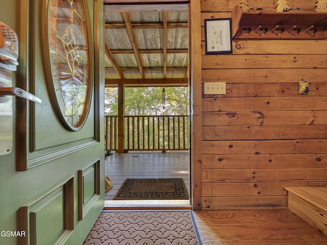 1518 Ridgecrest Dr, Sevierville, TN 37876 - doorway to outside with wood finished floors