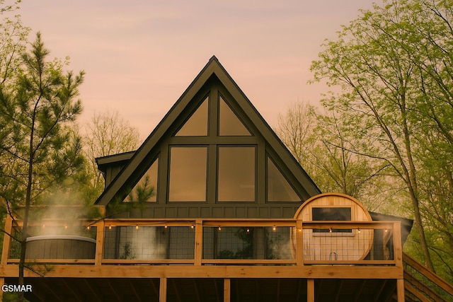 2008 Mindy Jo Way, Sevierville, TN 37862 - back of property with a wooden deck and board and batten siding