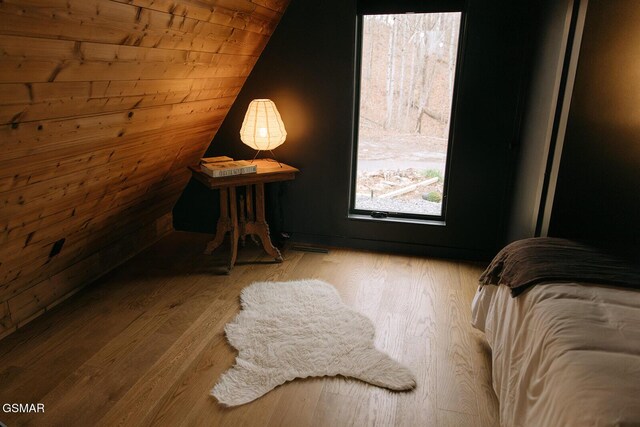2008 Mindy Jo Way, Sevierville, TN 37862 - bedroom featuring wood finished floors and vaulted ceiling