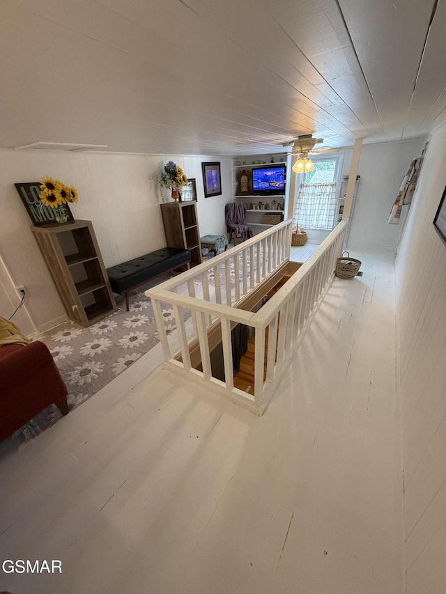 211 Valley Dr, Pigeon Forge, TN 37863 - hallway with wood walls