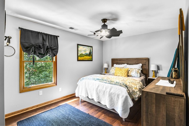 2517 Angler Way, Sevierville, TN 37876 - bedroom featuring wood finished floors and ceiling fan