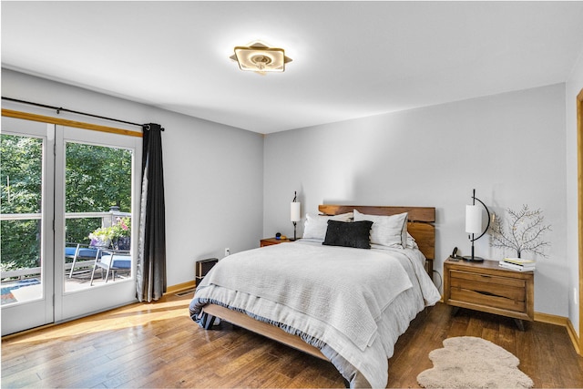 2517 Angler Way, Sevierville, TN 37876 - bedroom featuring wood finished floors and access to exterior