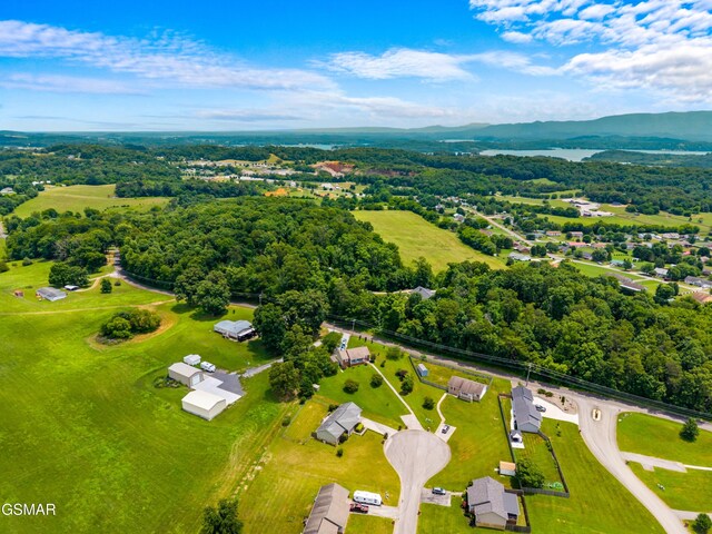 923 Red Oak Ln, Dandridge, TN 37725 - aerial view of a mountain backdrop