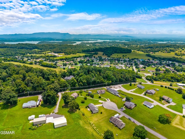923 Red Oak Ln, Dandridge, TN 37725 - bird's eye view of a water and mountain view
