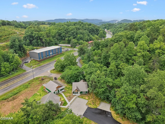 1014 Pinyon Cir, Pigeon Forge, TN 37863 - drone / aerial view of a heavily wooded area and mountains