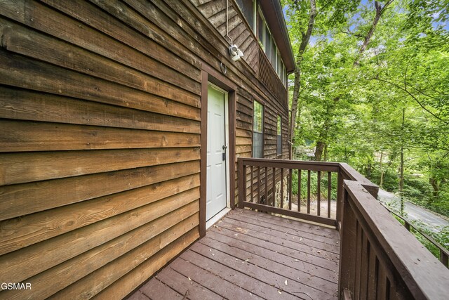 215 Lovers Ln, Townsend, TN 37882 - view of wooden terrace