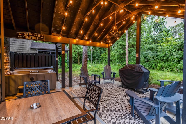 970 Douglas Dam Rd Unit 6, Kodak, TN 37764 - view of patio featuring grilling area and outdoor dining space