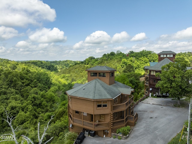 2083 Kerr Rd, Sevierville, TN 37876 - view from above of property featuring a heavily wooded area