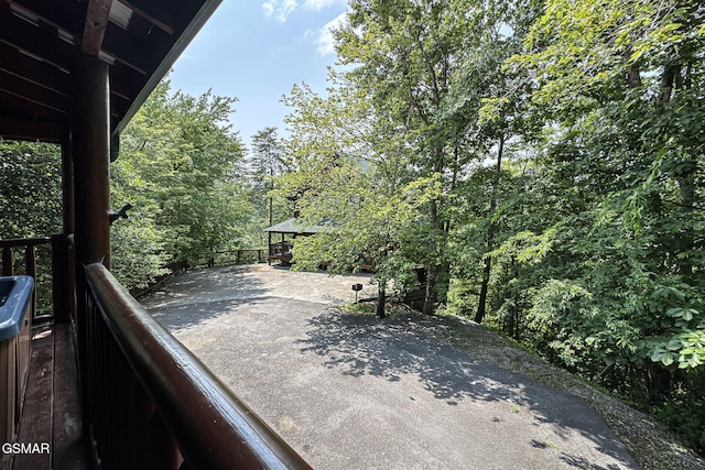 3529 Peggy Ln, Pigeon Forge, TN 37863 - view of patio with driveway