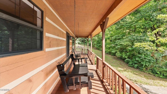 1204 Piney Mountain Rd, Newport, TN 37821 - view of wooden porch