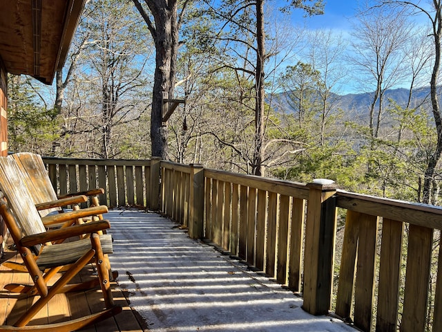 view of deck