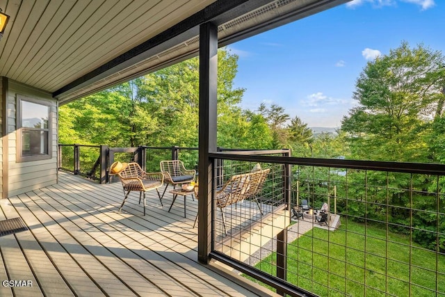 4822 White Pine Way, Sevierville, TN 37876 - view of wooden terrace