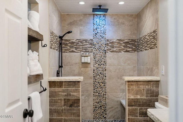4822 White Pine Way, Sevierville, TN 37876 - full bath featuring recessed lighting and a walk in shower