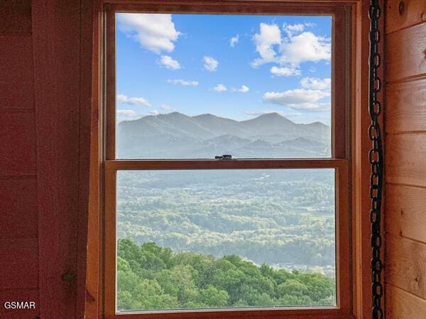details with a mountain view