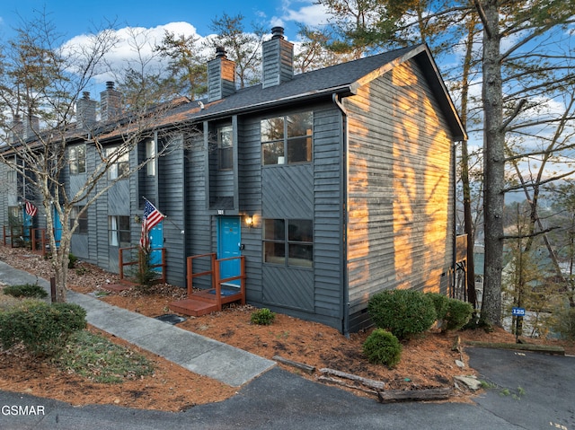 view of front of home