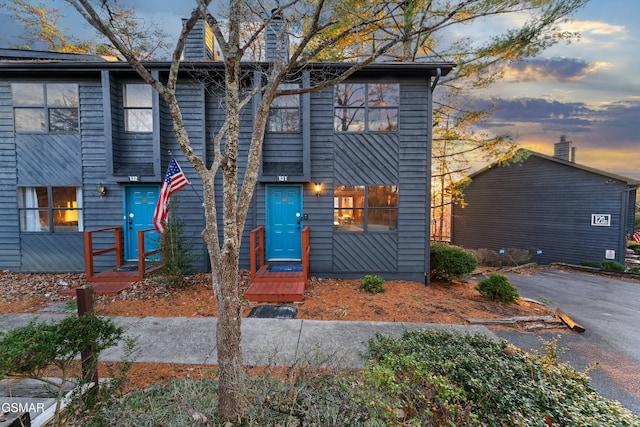 view of townhome / multi-family property