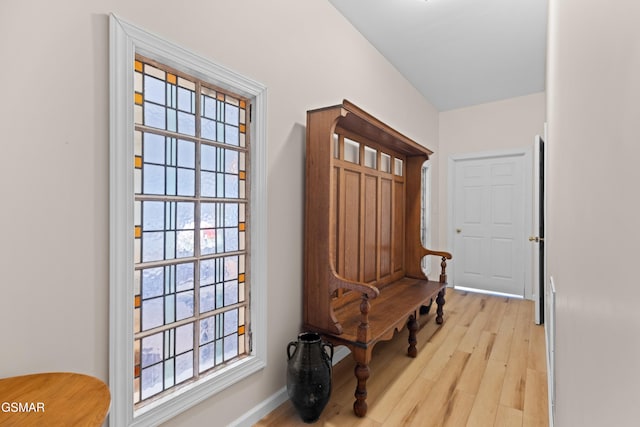 interior space featuring light hardwood / wood-style flooring