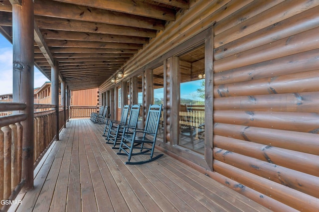 view of deck
