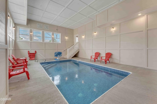 view of indoor pool