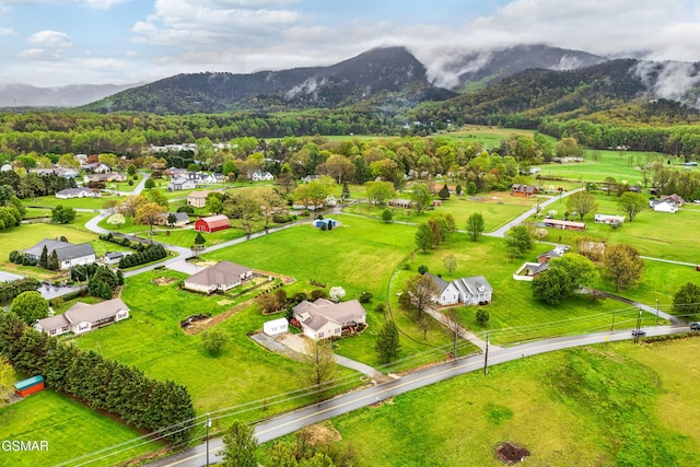 3351 Line Springs Rd, Sevierville, TN 37862 - aerial perspective of suburban area with mountains