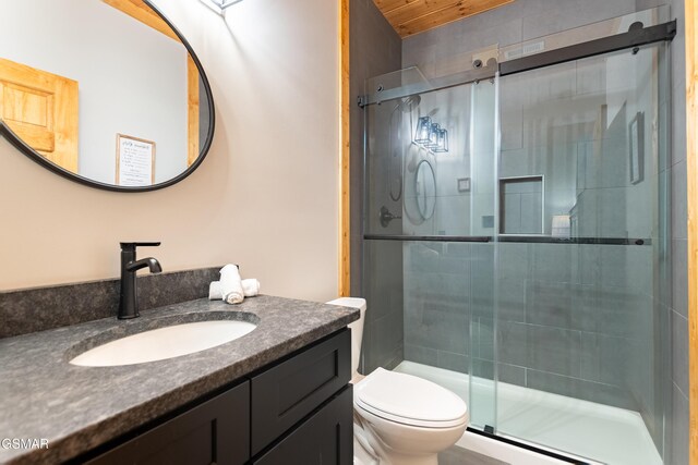 706 Kelly St, Gatlinburg, TN 37738 - bathroom with vanity and a shower stall