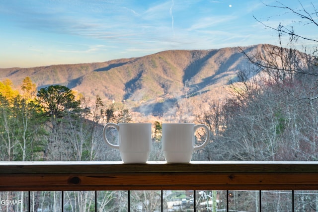 view of mountain feature