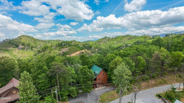 3216 Emerald Springs Loop, Sevierville, TN 37862 - aerial view of a forest and mountains