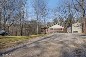 exterior space with driveway