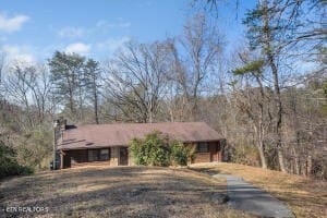 820 Old Gate Rd, Pigeon Forge, TN 37863 - view of front of house with a chimney