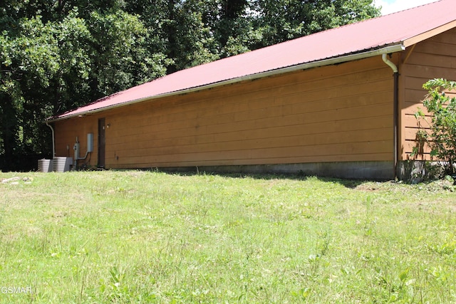 4845 Hooper Hwy, Cosby, TN 37722 - view of side of home with a metal roof