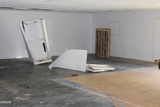 4845 Hooper Hwy, Cosby, TN 37722 - unfurnished room with concrete flooring