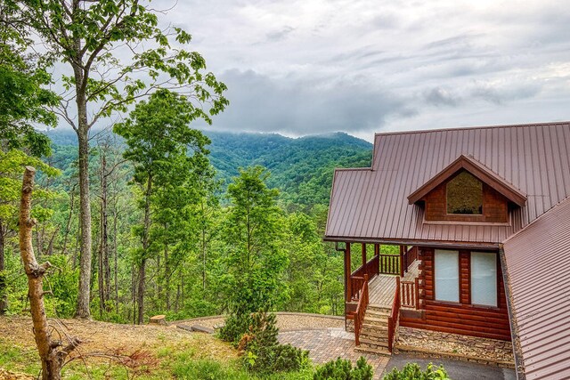 view of mountain feature